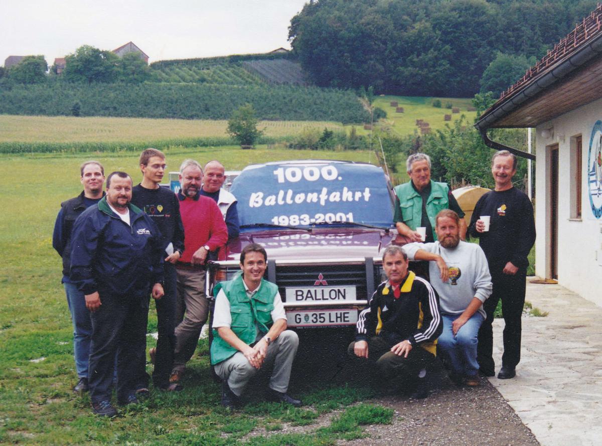 Mit dem Ballon vor der Bischofsmütze Mit dem Ballon vor der Bischofsmütze