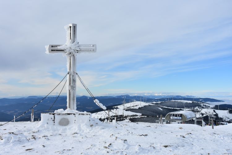Stuhleck 1782m Semmering mit Schneeschuhen Stuhleck 1782m Semmering mit Schneeschuhen