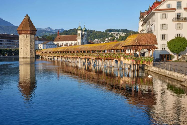Kapellbrücke bei Tag