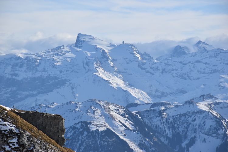 Blick zum Titlis Cliff ca 50 Km